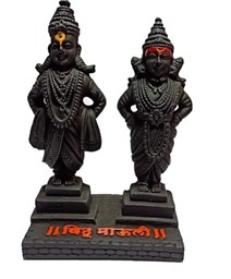 Picture of Vithhal Rukmini - Black Statue 